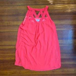 Highlighter Peach Peach Love Flow Dress